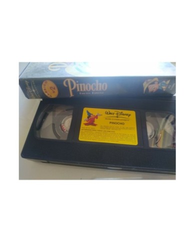 Pinocho Edicion Especial Los Clasicos de Walt Disney 2003 VHS Cinta Tape Espa?ol