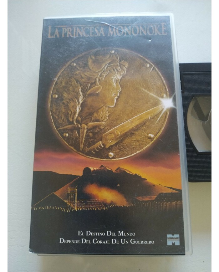 La Princesa Mononoke Hayao Miyazaki Anime Studio Ghibli 2000 - VHS Espa?ol Am
