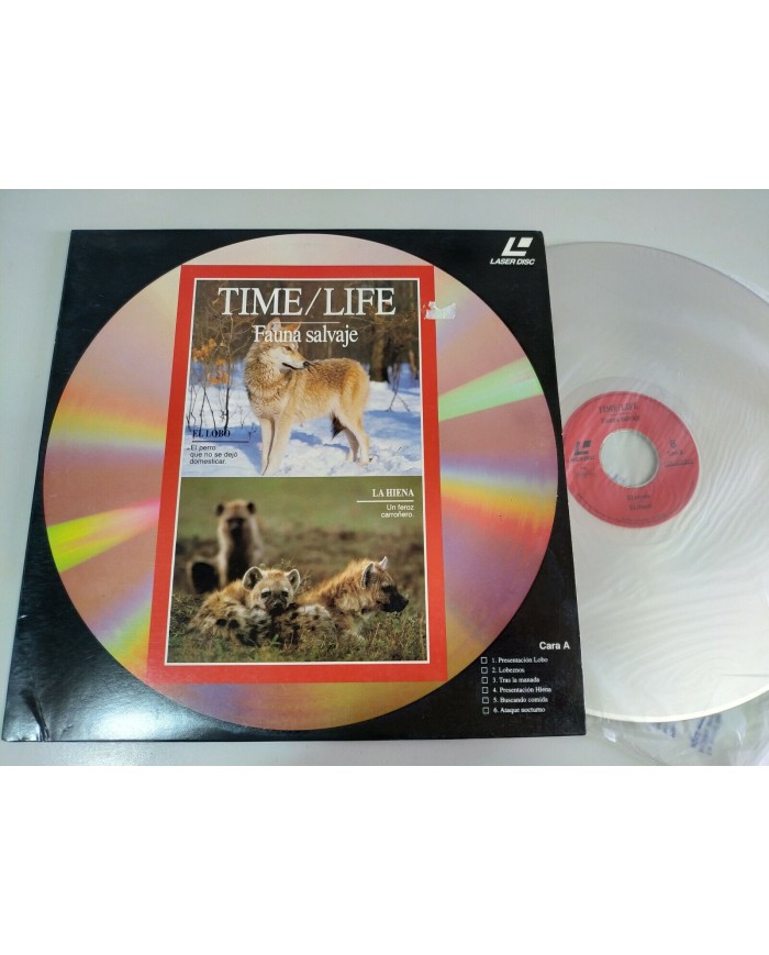 Time Life El Lobo Hiena Coyote Chacal - LASERDISC LD - 2T