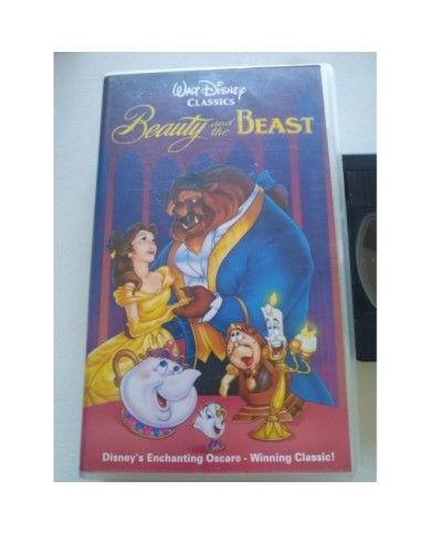 Beauty and The Beast Classics Walt Disney 1994 - VHS Cinta Tape Ingles - 3T