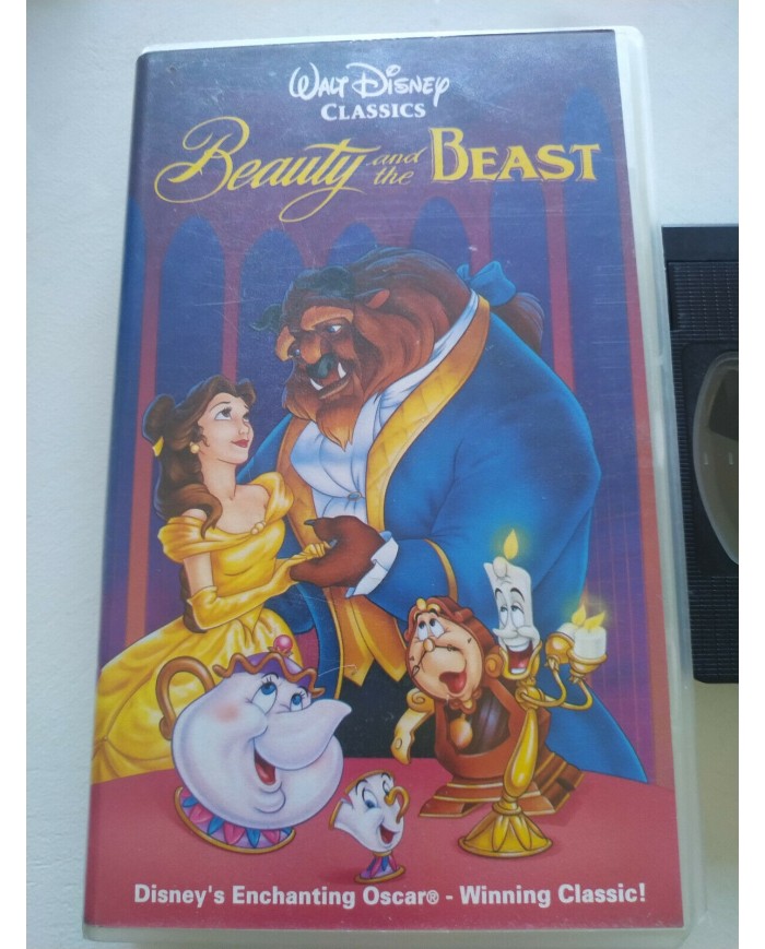 Beauty and The Beast Classics Walt Disney 1994 - VHS Cinta Tape Ingles - 3T