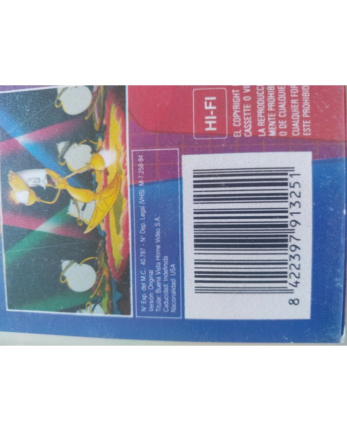 Beauty and The Beast Classics Walt Disney 1994 - VHS Cinta Tape Ingles - 3T