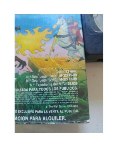 La Bella Durmiente 1989 Primera Edicion Walt Disney - VHS Cinta Tape Espa?ol