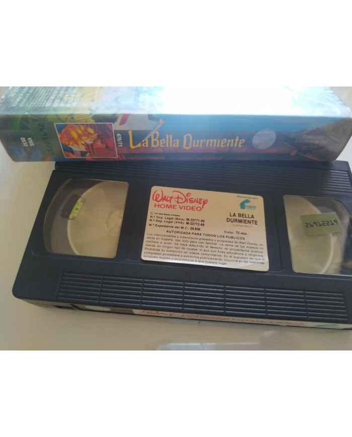 La Bella Durmiente 1989 Primera Edicion Walt Disney - VHS Cinta Tape Espa?ol