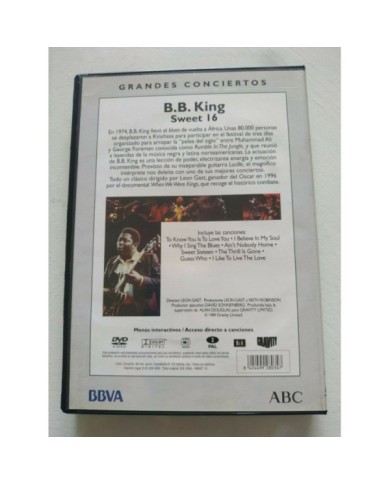 B.B. King Sweet 16 - DVD Region 2 2003 Ingles