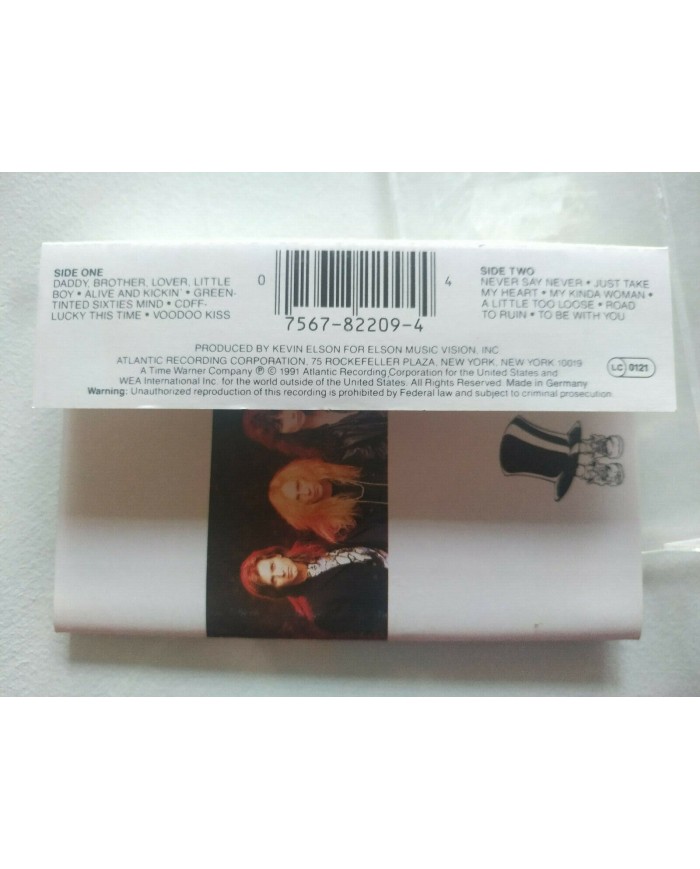 Mr Big Lean Into It 1991 Atlantic German Edition - Cinta Tape Cassette Am