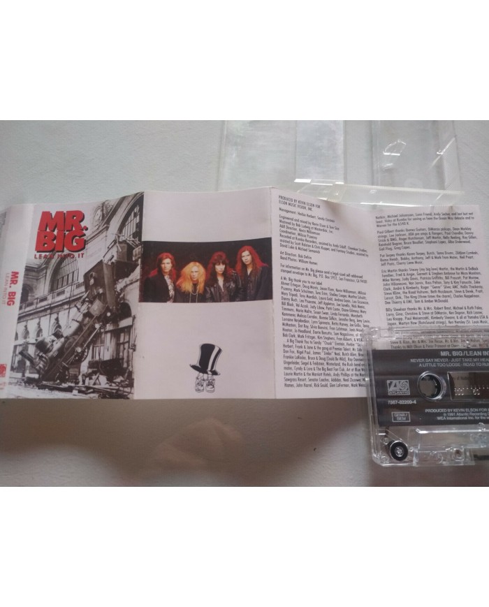 Mr Big Lean Into It 1991 Atlantic German Edition - Cinta Tape Cassette Am