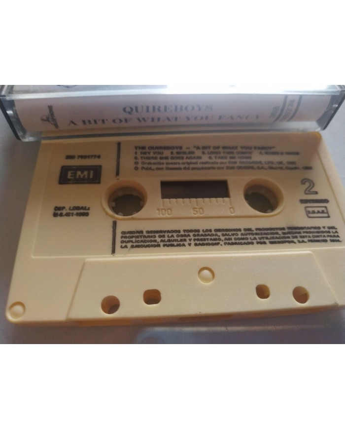 The Quireboys A Bit Of What You Fancy EMI 1990 Spain Edit Cinta Tape Cassette Am
