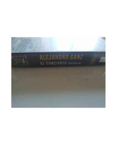 Alejandro Sanz En Concierto Tour Mas 98 Warner - VHS Cinta Tape V.O. Nueva 4T