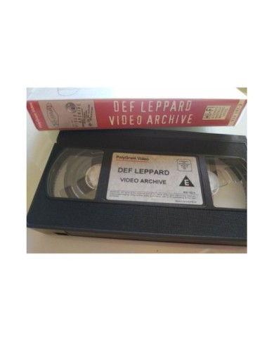 Def Leppard 1993-1995 Video Archive Polygram - VHS Cinta Tape V.O. - 4T