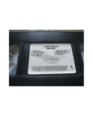 John Lennon Imagine The Film 1972 Ono Video EMI - VHS Cinta Tape V.O. - 4T