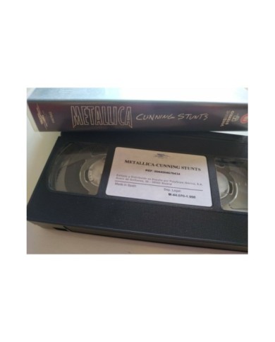 METALLICA CUNNING STUNTS VHS CINTA TAPE VERTIGO 1998 Edicion Espa?a Am