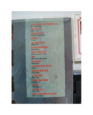 Pink Floyd In Concert Delicate Sound Of Thunder 1989 - VHS Cinta Tape V.O.