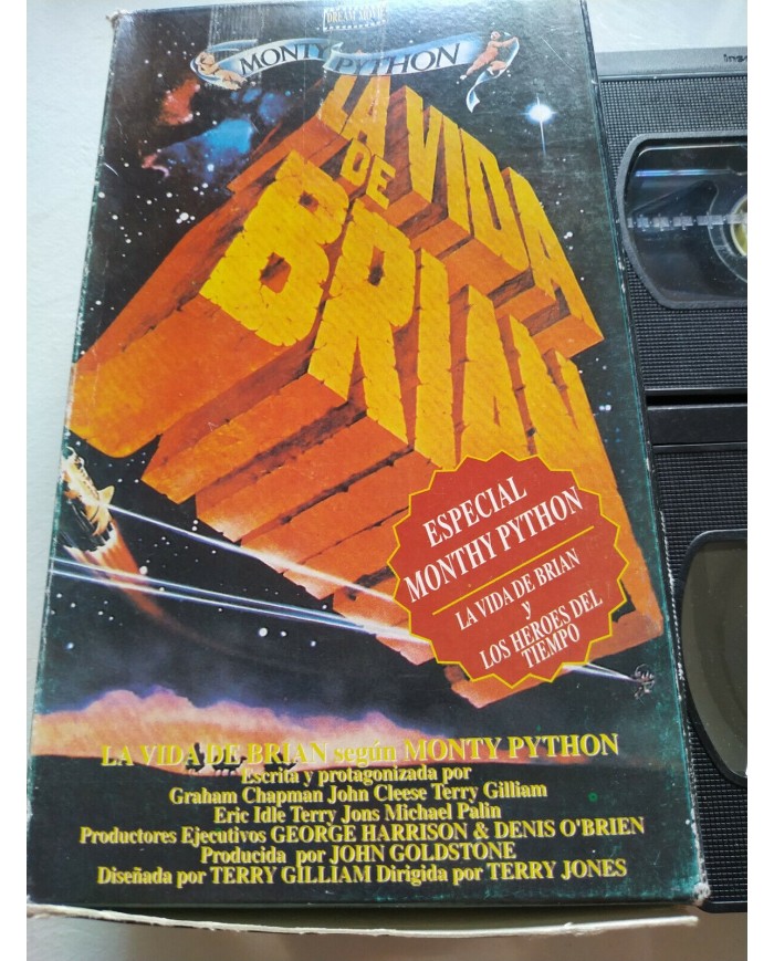 La Vida De Brian + Los Heroes del Tiempo Monty Python - 2 x VHS Espa?ol - 3T