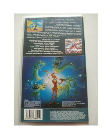 Don Quijote de la Mancha Animacion 1997 Fernando Fernan Gomez 2 x VHS Espa?ol 3T