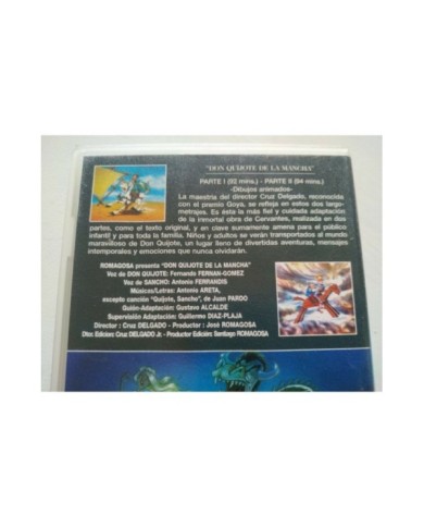 Don Quijote de la Mancha Animacion 1997 Fernando Fernan Gomez 2 x VHS Espa?ol 3T