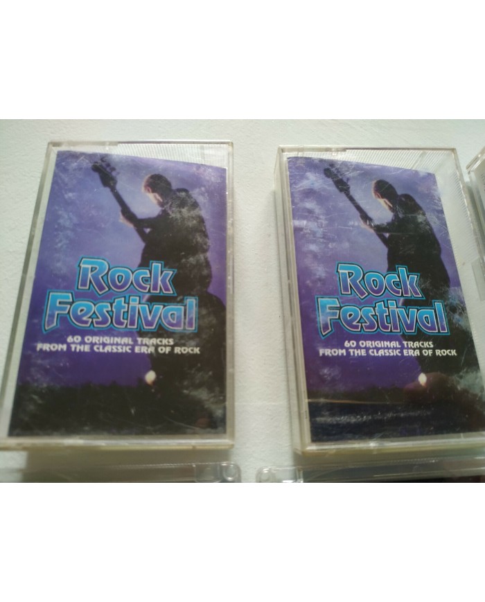 Rock Festival 1995 Steppenwolf Traffic  David Bowie Santana Cinta Tape Cassette