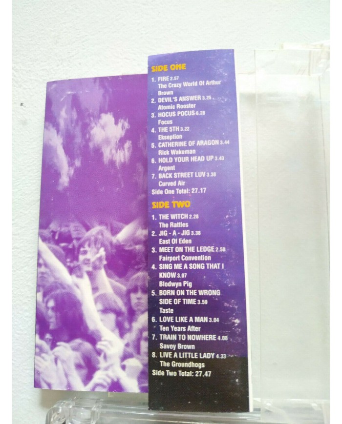 Rock Festival 1995 Steppenwolf Traffic  David Bowie Santana Cinta Tape Cassette