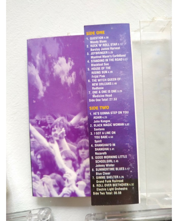 Rock Festival 1995 Steppenwolf Traffic  David Bowie Santana Cinta Tape Cassette