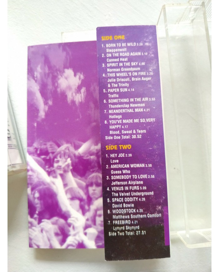 Rock Festival 1995 Steppenwolf Traffic  David Bowie Santana Cinta Tape Cassette