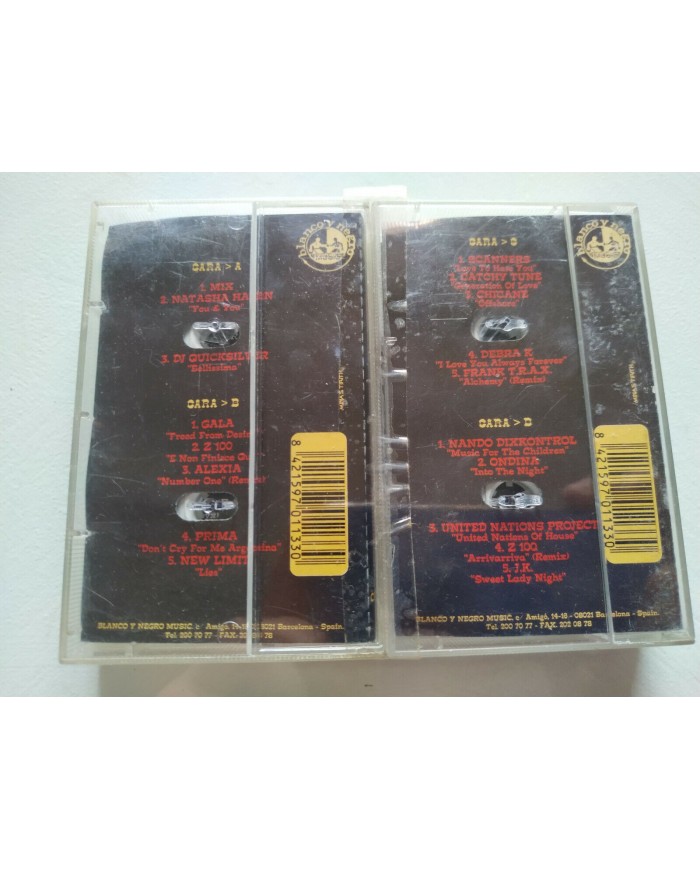 Hasta Luego Lucas Mix 1997 Blanco y Negro Max Mix - 2 x Cinta Tape Cassette