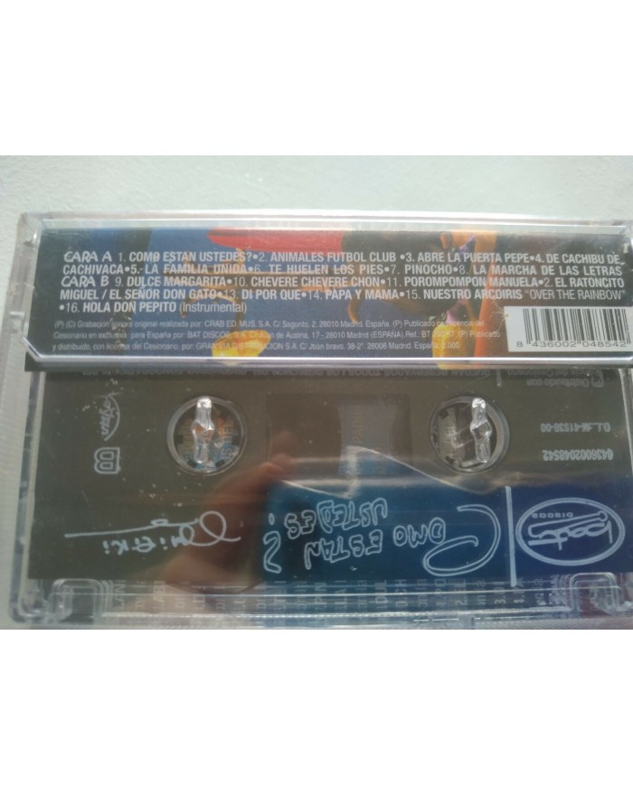 Miliki Como Estan Ustedes ? 2000 - 2 x Cinta Tape Cassette Nuevo