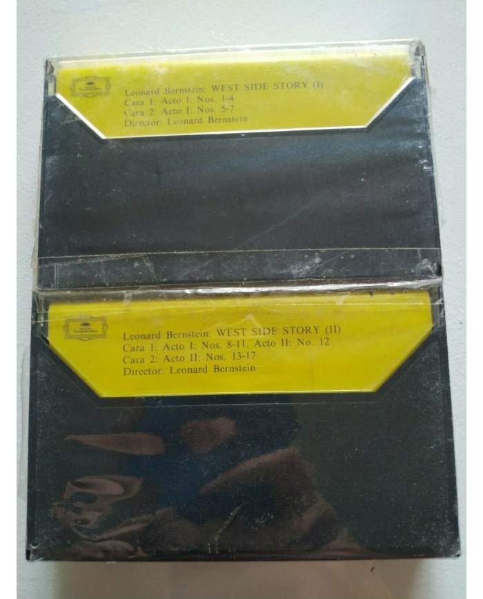 West Side Story Leonard Bernstein Carreras - 2 x Cinta Tape Cassette Nueva