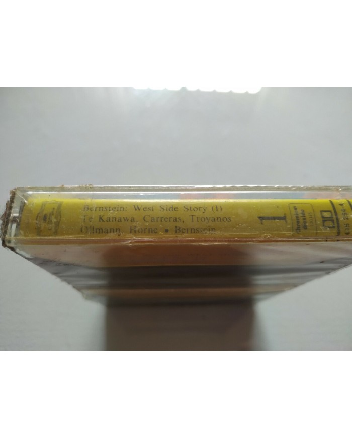 West Side Story Leonard Bernstein Carreras - 2 x Cinta Tape Cassette Nueva