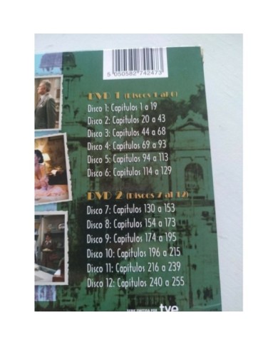 Amar en Tiempos Revueltos Tercera Temporada 3 Completa 255 Episodios 12 x DVD 3T