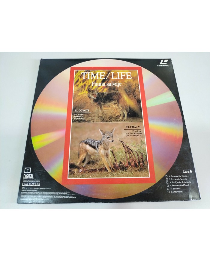 Time Life El Lobo Hiena Coyote Chacal - LASERDISC LD - 2T
