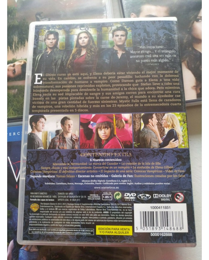 Cronicas Vampiricas Temporadas 1-4 Completas - DVD Espa?ol Ingles - 3T Cronicas Vampiricas Temporadas 1-4 Completas - DVD Espa?ol Ingles - 3T