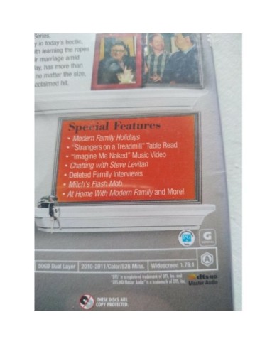 Modern Family Complete Second Season USA - Blu-Ray Ingles Espa?ol Region A - 3T