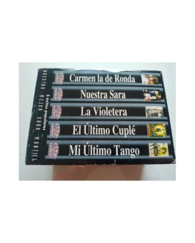 Sara Montiel Coleccion 5 Peliculas El Ultimo Cuple - 5 x VHS Cinta Espa?ol Nuevo