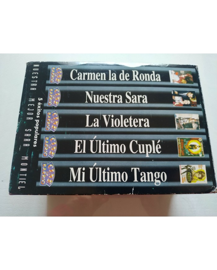 Sara Montiel Coleccion 5 Peliculas El Ultimo Cuple - 5 x VHS Cinta Espa?ol Nuevo