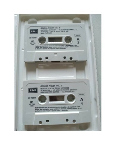 Homenaje a Concha Piquer Coleccion en Caja 1989 EMI - 4 x Cinta Tape Cassette
