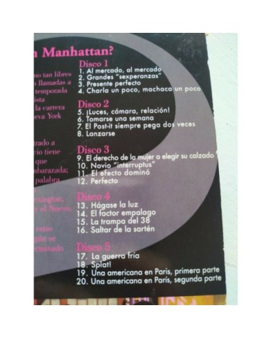 Sexo en Nueva York Temporada 6 Completa - 5 x DVD Espa?ol Ingles Region 2 - 3T