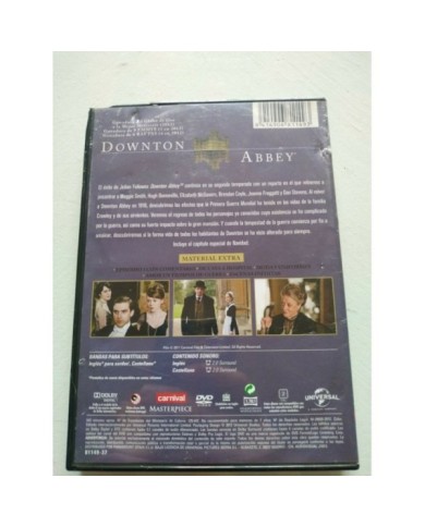 Downtown Abbey Temporada 2 Completa - 4 x DVD Espa?ol Ingles Region 2 - 3T