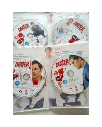 Dexter Primera Temporada 1 Completa - 4 x DVD Ingles Frances Region 2 - 3T