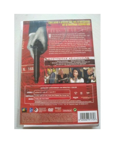 The Americans Segunda Temporada 2 Completa - 4 x DVD Espa?ol Ingles Region 2 3T