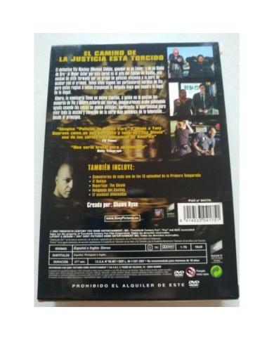 The Shield Primera Temporada 1 Completa - 4 x DVD Espa?ol Ingles Region 2 - 3T