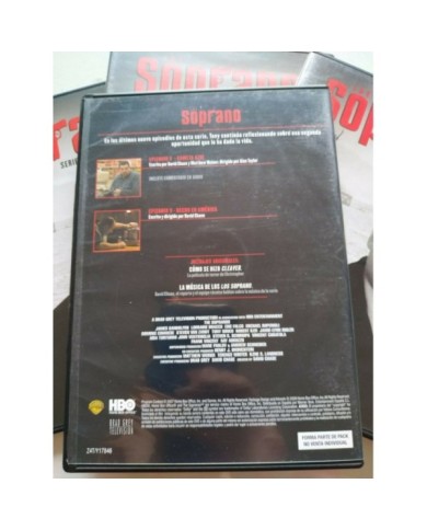 Los Soprano Sexta Temporada 6 Completa - 4 x DVD Espa?ol Ingles Region 2 - 3T