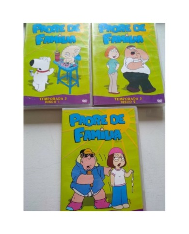 Padre de Familia Temporada 3 Completa - 3 x DVD Espa?ol Ingles Region 2 - 3T