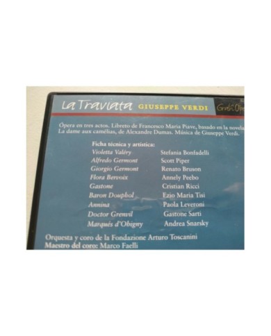 La Traviata Verdi Franco Zeffirelli Placido Domingo - 2 x DVD Region All 2002