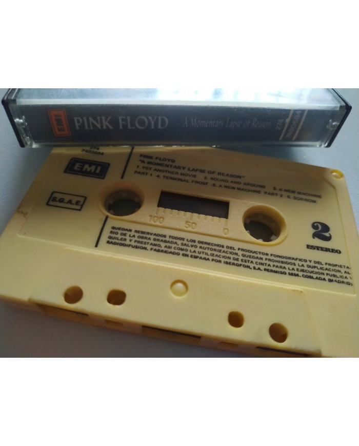 Pink Floyd A Momentary Lapse Of Reason 1987 Spain Press - Cinta Tape Cassette