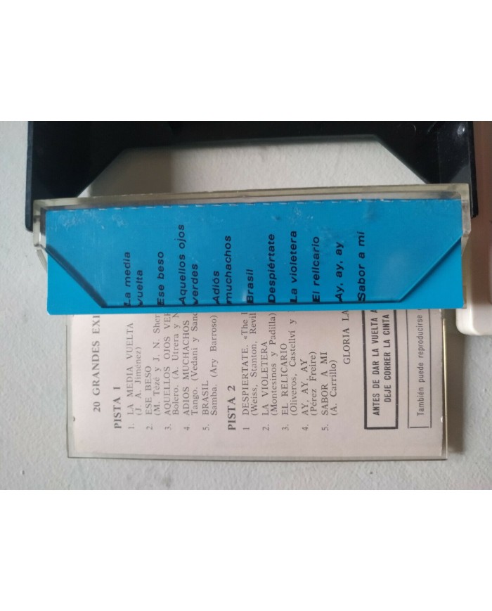 Gloria Lasso 20 Grandes Exitos 1978 Spain Press - 2 x Cinta Tape Cassette