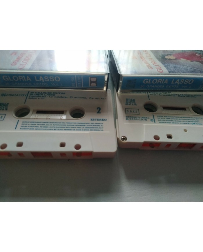 Gloria Lasso 20 Grandes Exitos 1978 Spain Press - 2 x Cinta Tape Cassette