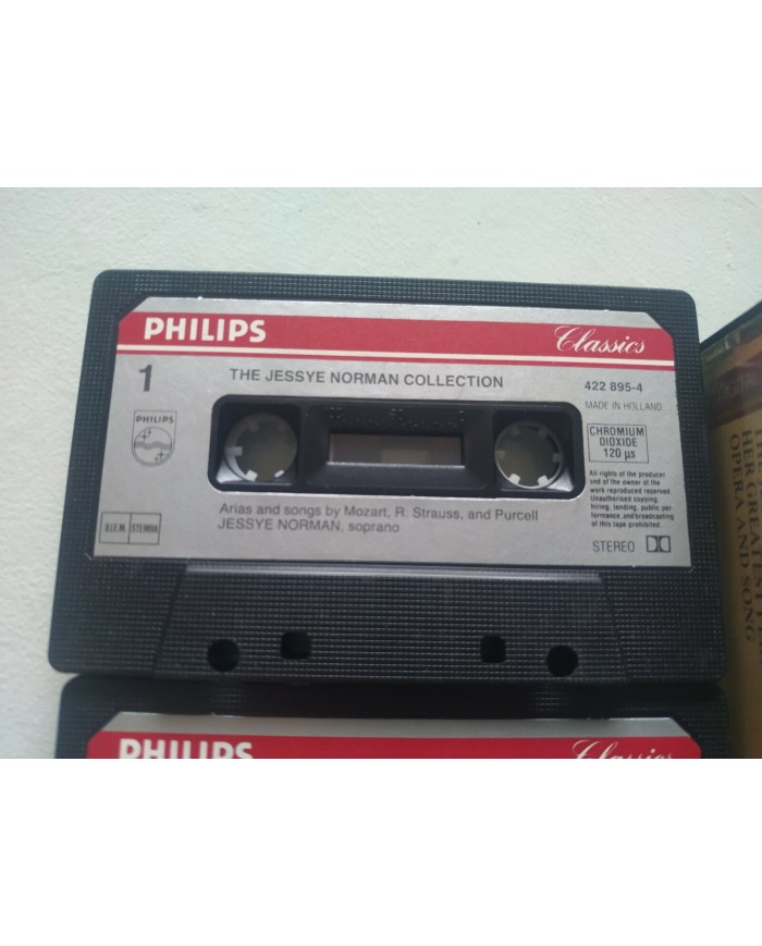 Jessye Norman Collection Her Greatest Performances Opera - 2 x Cinta Cassette Am