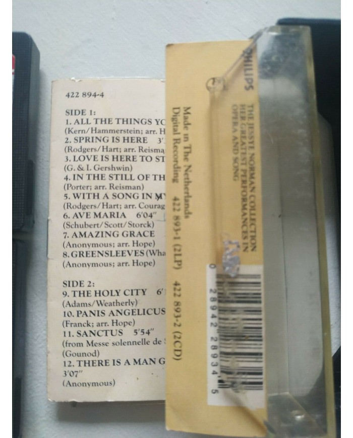 Jessye Norman Collection Her Greatest Performances Opera - 2 x Cinta Cassette Am