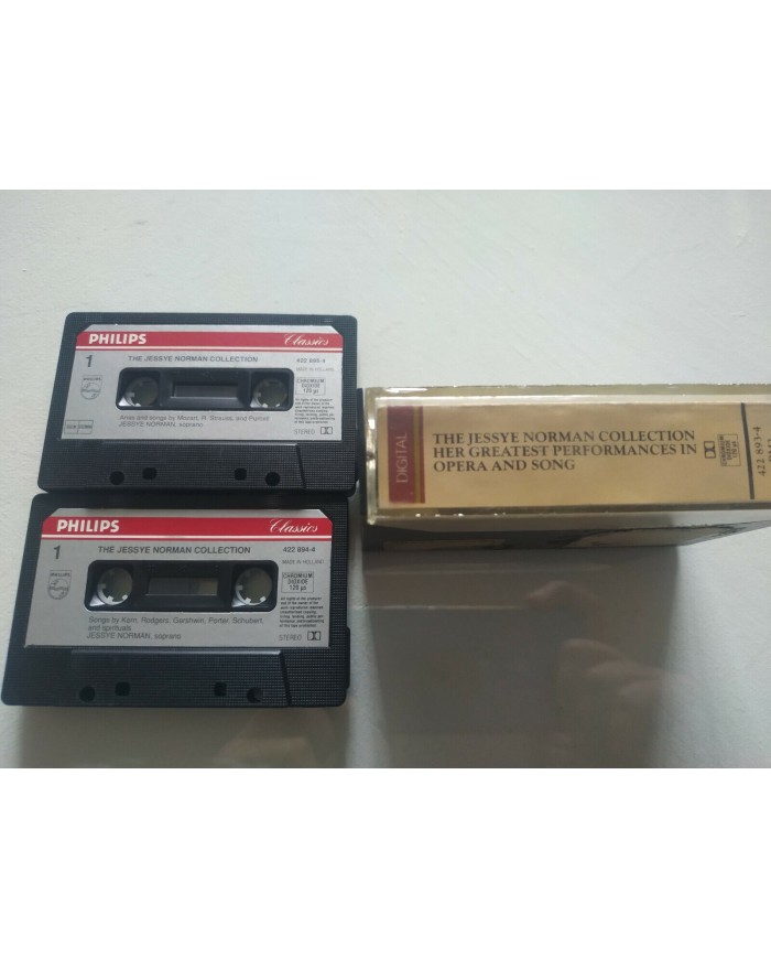 Jessye Norman Collection Her Greatest Performances Opera - 2 x Cinta Cassette Am