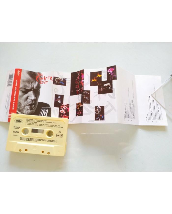 Joe Cocker Live 1990 Capitol Spain Edition - 2 x Cinta Tape Cassette 3T